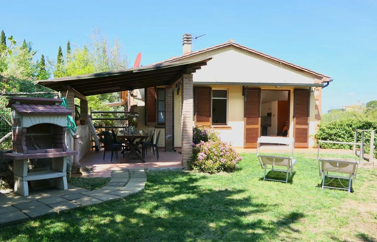 Isa-Chalet Elena In Montescudaio, With Air Conditioning, On The Ground Floor With Fenced Garden
